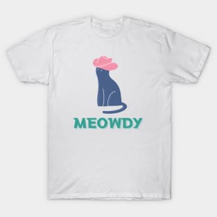 Meowdy Cowboy Cat T-Shirt